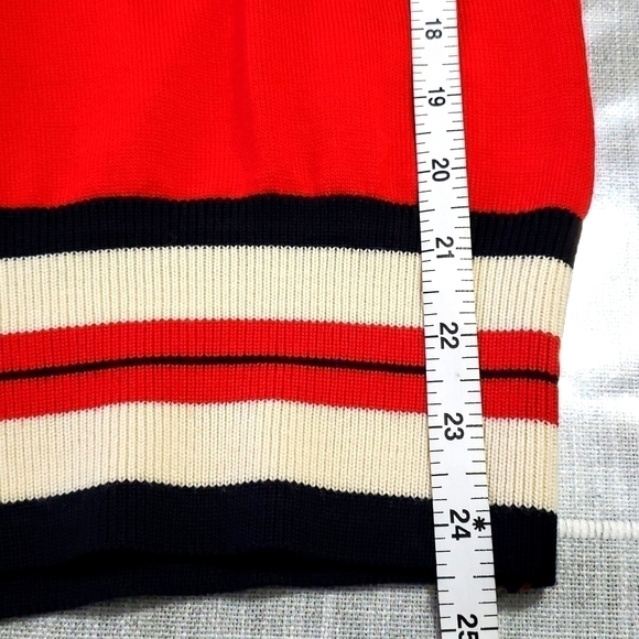 JIL Sander’s Wool Varsity Sweater, Color Red, Size 38 - Picture 6 of 17